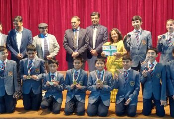 Today on 7th October, 2023,  students of Green Mount Global School, Bhimtal from Grade VI and X participated in the Ekta Utsav -2023 "Fusion of Brilliance" Singing Competition held at Birla Vidya Mandir, Nainital. And we are happy to share that we scored the 3rd Position.